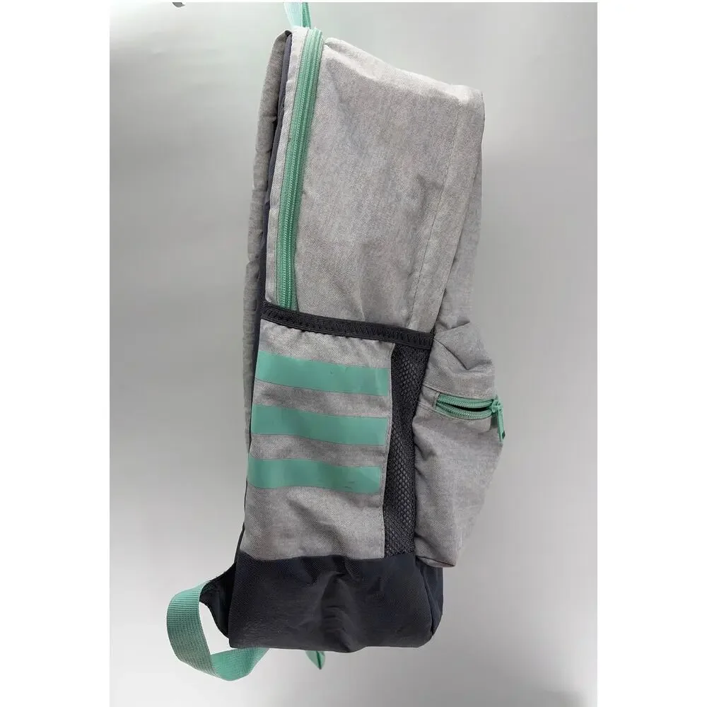 Adidas Grey and Teal Core Backpack